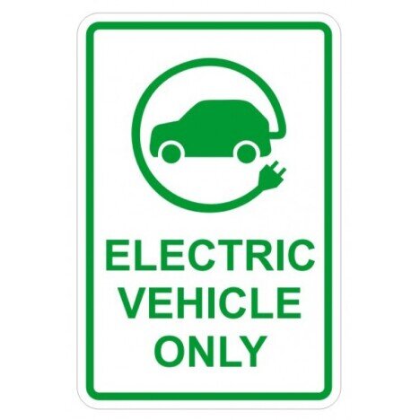 Electric Vehicle Parking Sign